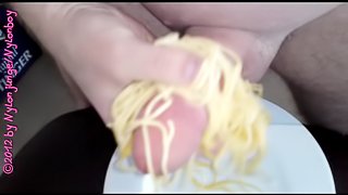 Spaghetti mit Sahne Sauce